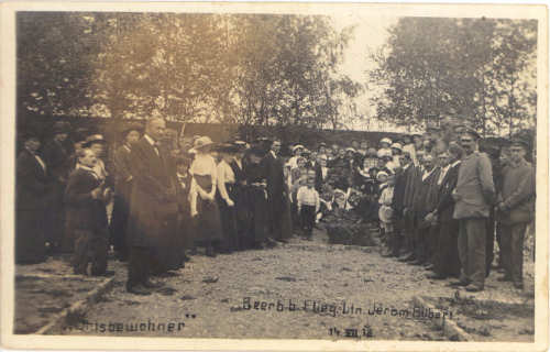 14 juillet 1918 - Enterrement de Gilbert Nelson Jerome