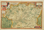 A. Ortelius - Lorraine. Lotharingiae nova descriptio - Anvers 1598 A. Ortelius - Lorraine. Lotharingiae nova descriptio - Anvers 1598