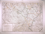 Le balliage de Deux Ponts, partie de celuy de Lictemberg, les seigneuries de Landstoul, de Hombourg, de Grevenstein, partie du Palatinat et de la Lorraine - Jaillot - Paris - 1705