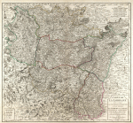 Carte de la Lorraine - Charles François Delamarche - 1792 Carte de la Lorraine - Charles François Delamarche - 1792