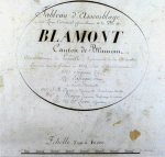 Plan de 1819 - Page de garde