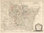 Carte des Gouvernements de Lorraine et d'Alsace - Bonne - 1777