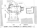 Plan de l'ancienne et de la nouvelle glise