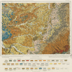 Geologische Uebersichtskarte von Elsass-Lothringen und den angrenzenden Gebieten - 1904-05