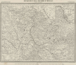 Meurthe et Moselle - L. Steff d'après les cartes d'Etat-Major corrigées et complètées - 1873 Meurthe et Moselle - L. Steff d'après les cartes d'Etat-Major corrigées et complètées - 1873