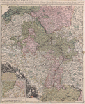 Fluviorum Rheni, Mosae ac Mosellae Novissima Exhibitio - Schenk - Amsterdam 1705