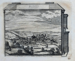 Blâmont vers 1725 - Pieter van der Aa