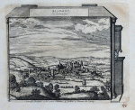 Blâmont vers 1725 - Pieter van der Aa Blâmont vers 1725 - Pieter van der Aa