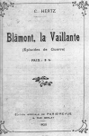 Blmont la Vaillante - Couverture