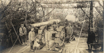 Blémerey (près). Bois de la ferme de l'Étang. Pièce de 155 long camouflée - 12 décembre 1916 Blémerey (près). Bois de la ferme de l'Étang. Pièce de 155 long camouflée - 12 décembre 1916