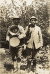 Bois Banal (sud-ouest de Domèvre). PC du colonel. Projecteur de 24 cm - 20 mai 1917 Bois Banal (sud-ouest de Domèvre). PC du colonel. Projecteur de 24 cm - 20 mai 1917
