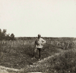 Bois Banal. Centre de rsistance. Rseau de fils de fer devant les tranches - Juillet 1917