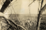 Bois du Vannequel. Vue prise d'un observatoire d'artillerie sur les défenses du bois - 12 avril 1917 Bois du Vannequel. Vue prise d'un observatoire d'artillerie sur les défenses du bois - 12 avril 1917