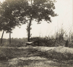 Domèvre (près). Petit poste avancé. Piège à tanks sur la route - Juillet 1917