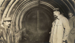 Domjevin. Construction d'un hôpital chirurgical souterrain : voûte principale du couloir - 16 décembre 1916 Domjevin. Construction d'un hôpital chirurgical souterrain : voûte principale du couloir - 16 décembre 1916