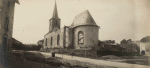 Herbéviller. L'église bombardée - 26 avril 1917