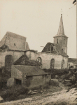 Herbviller. L'glise bombarde - 21 aot 1916