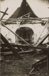Herbéviller. Intérieur de l'église bombardée - 22 août 1916