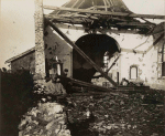 Herbéviller. L'église bombardée - Juillet 1917 Herbéviller. L'église bombardée - Juillet 1917
