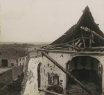 Herbéviller. L'église bombardée - Juillet 1917