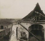 Herbviller. L'glise bombarde - Juillet 1917