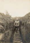 Leintrey (devant). Boyau de communication - 4 septembre 1915