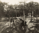 Notre-Dame de Lorette. Centre de rsistance. Poste dans les bois - Juillet 1917