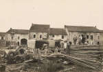 Saint-Martin. Chargement de bois pour les premires lignes - 21 aot 1916