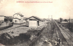 La gare Lunéville-Blâmont vue du pont de Moncel